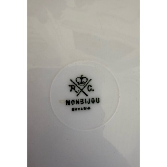 Antique 1910s Rosenthal Monbijou Hand-Painted Seashells Coral Porcelain Plate 9" - Picture 3 of 11